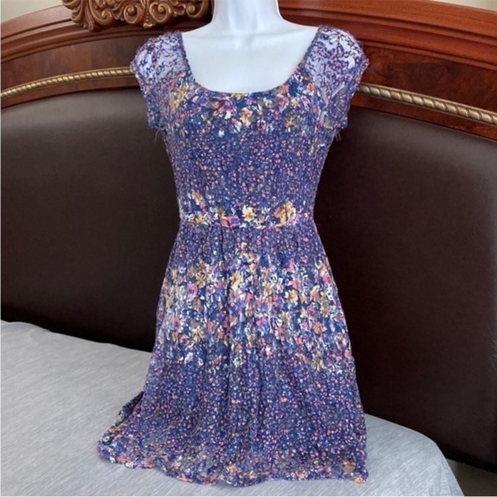 3/$20✨Love Reign Purple and Blue Sundress